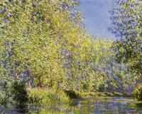 Monet, Claude Oscar - Bend in the River Epte